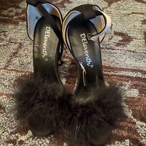 NWOT sexy black heels